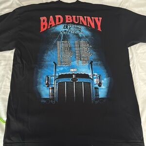 Bad bunny tour shirt el último tour size L